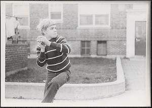 Brian winding up for the pitch