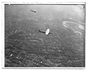 Plane Southern Cross over Boston