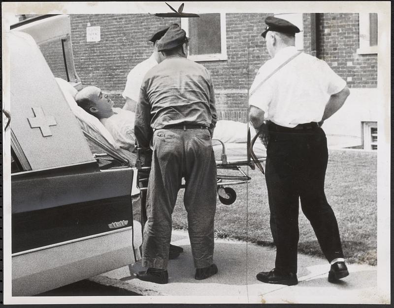 Court appearance on stretcher