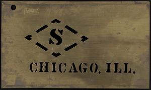 S. Chicago, Ill. Stencil