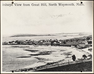 Birdseye view from Great Hill, North Weymouth, Mass.