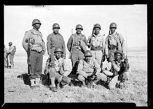 C.O. and enlisted men of Co. "F" 372nd Infantry