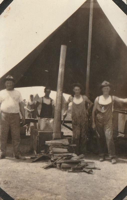 Camp kitchen, U.S. Marine Corps encampment, Gettysburg, PA