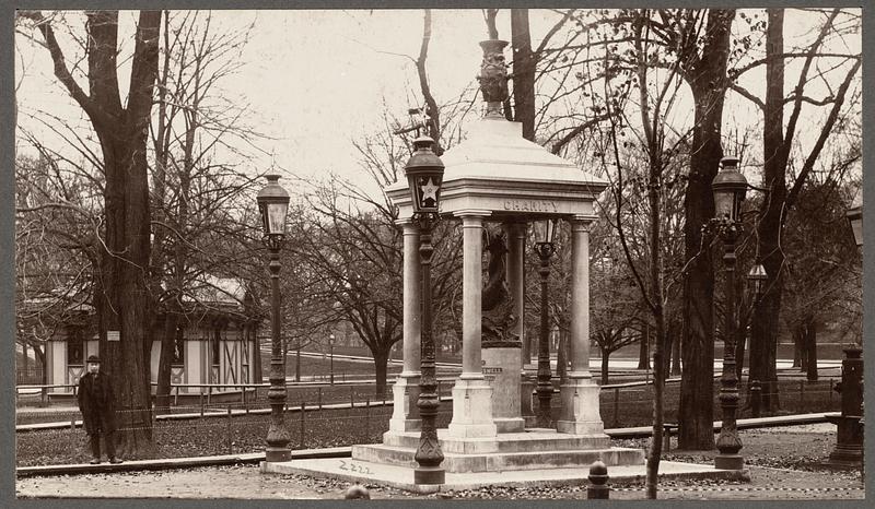 Boston, Massachusetts. Boston Common. Cogswell drinking fountain