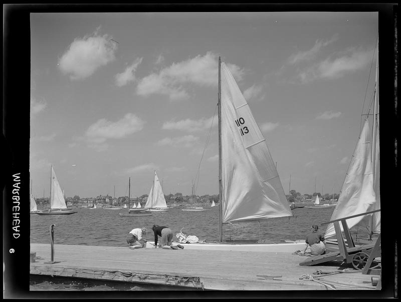 Marblehead (marine), "at the floats"