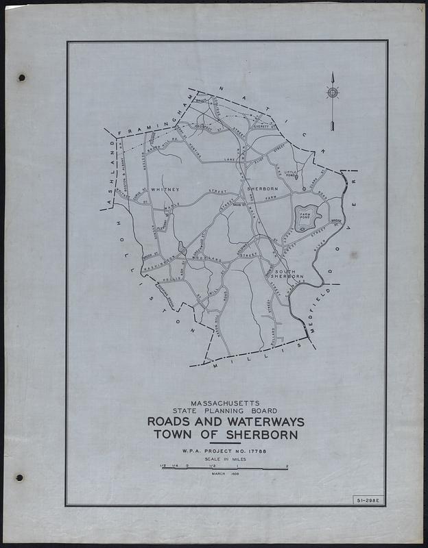 Roads and Waterways Town of Sherborn