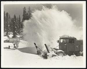 Makes You even hotter to think of winter? But this is a midsummer day clearing a high mountain trail in Washington.