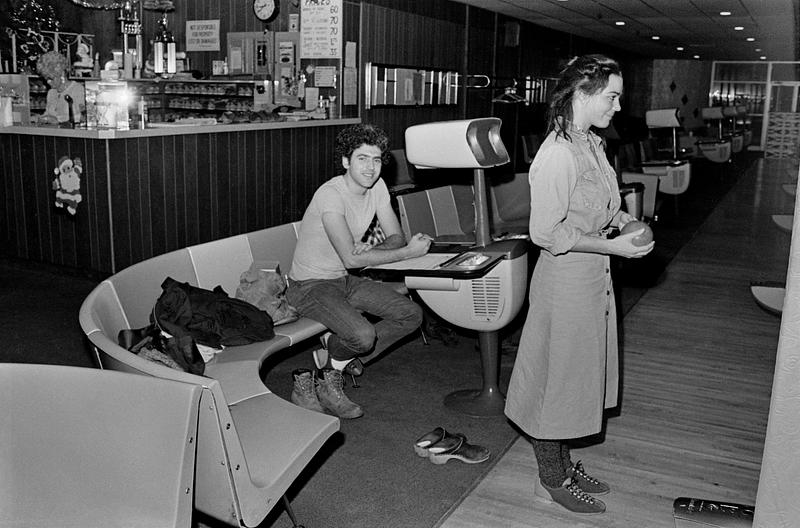 Mary and Josh bowling