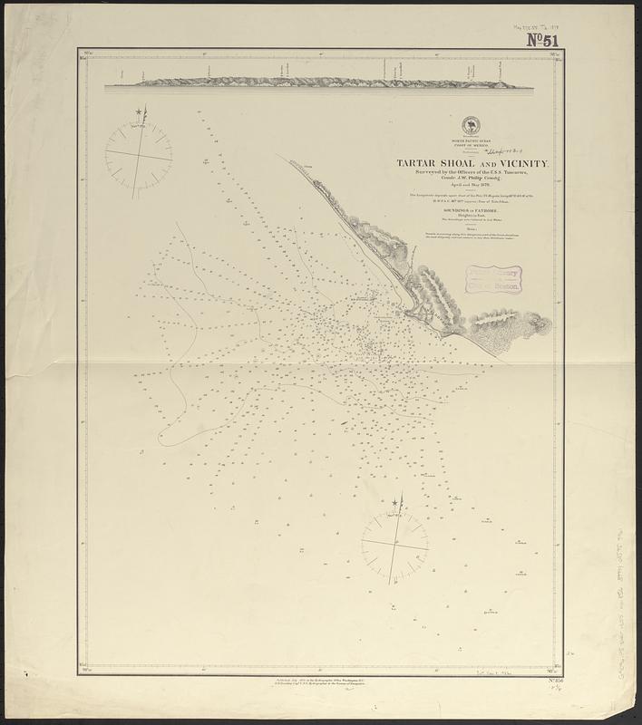 North Pacific Ocean, coast of Mexico, preliminary, Tartar Shoal and vicinity