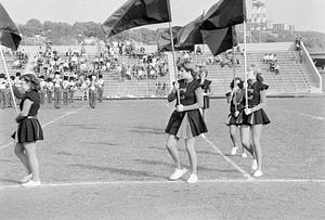 Flags, high school football game