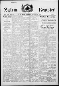 Salem Register and Essex County Mercury