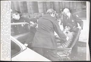 Shooting victim taken from court