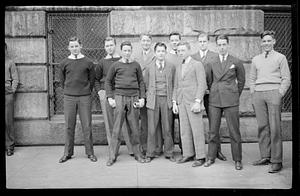 Group of young men