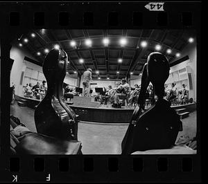 Boston University orchestra rehearsal, Boston