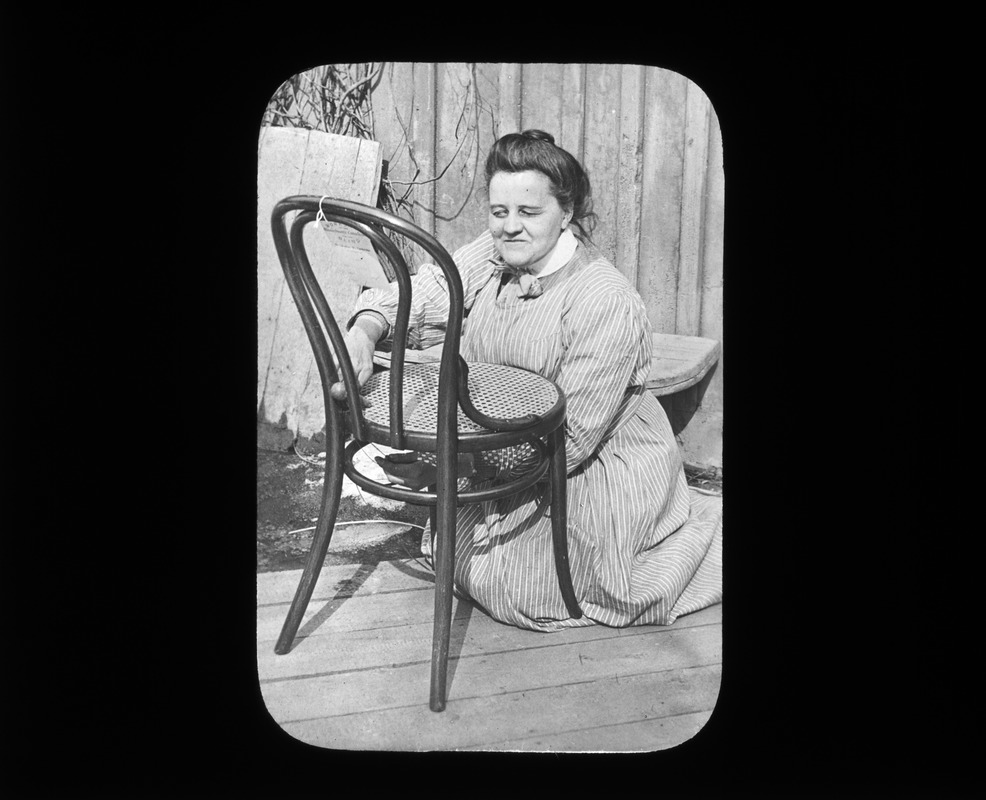 Chair Caning Digital Commonwealth   Image Access 800 