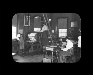 Printing Room at the Howe Press