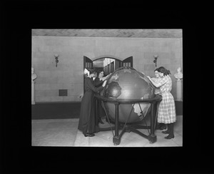Tactile Globe, Perkins Institution