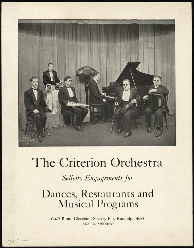 The Criterion Orchestra, Cleveland Society For the Blind