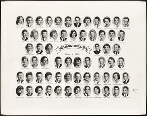 Photograph [realia], graduating class of 1956