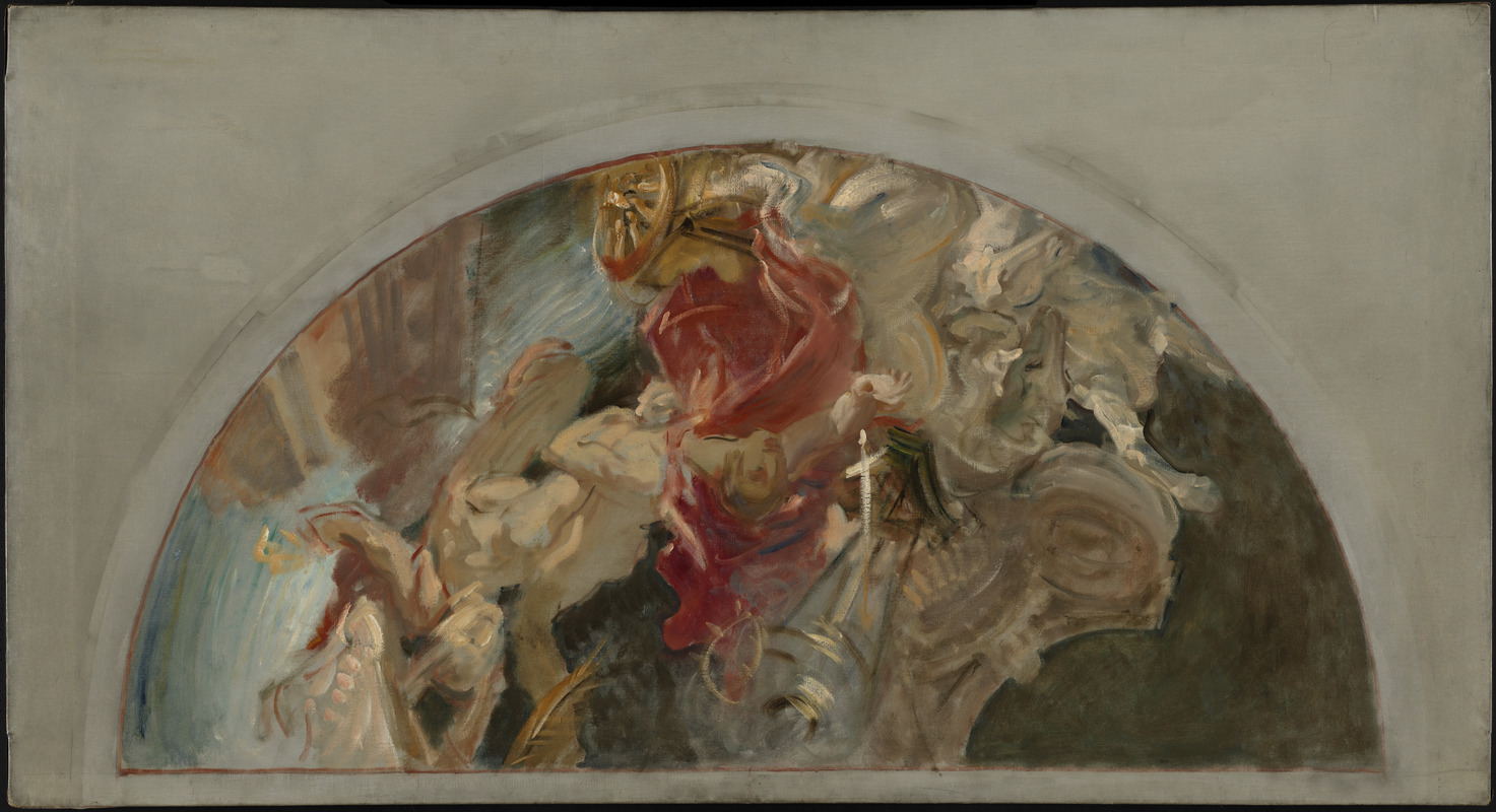 Study for "Fall of Gog and Magog"