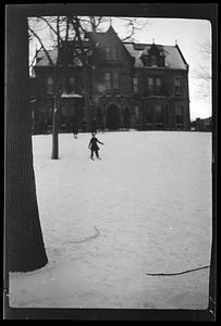 Person skiing