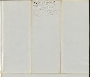 Copies of three letters from G.W. Coffin and E.L. Hamlin to Zebulon Ingersoll, 17 September 1841