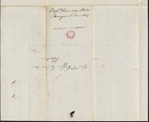 Kennedy and Walton to George Coffin, 10 March 1847