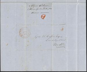 Abner Coburn to George Coffin, 15 August 1849