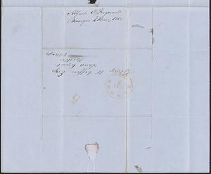 Alfred O. Ingersoll to George Coffin, 6 May 1850