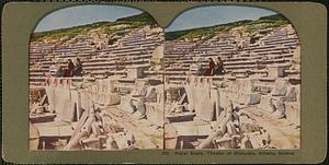 Royal seats, Theater of Dionysos, Athens, Greece