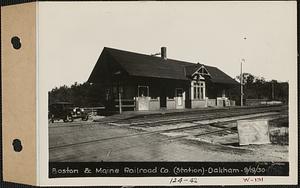 Boston & Maine Railroad Co., station, Oakham, Mass., Sep. 19, 1930