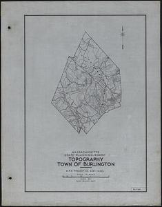Topography Town of Burlington