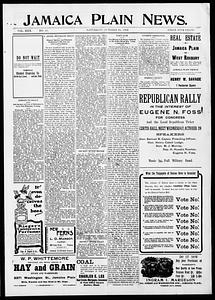 Jamaica Plain News, October 25, 1902
