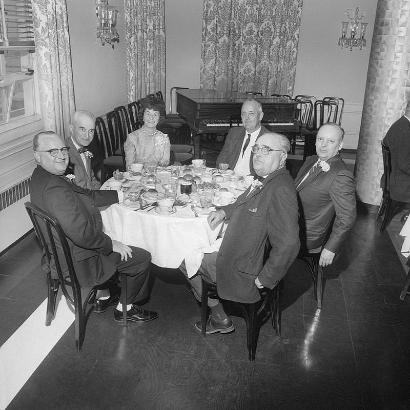 Standard Times Newspaper 25 year employee dinner, New Bedford Digital Commonwealth