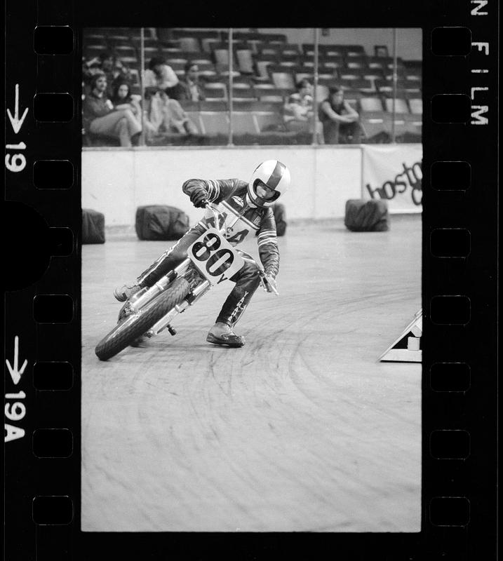 Motorcycle races at Boston Garden, Boston Digital Commonwealth