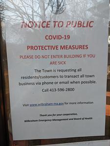 Notice to public COVID-19 protective measures