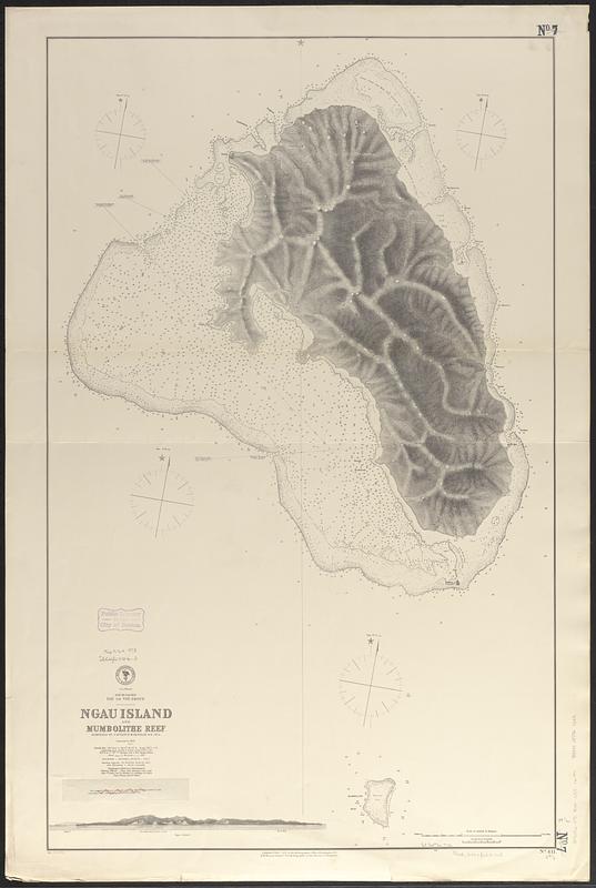 South Pacific, Fiji or Viti Group, Ngau Island and Mumbolithe Reef