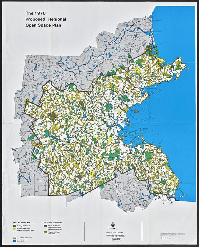 The 1976 proposed regional open space plan