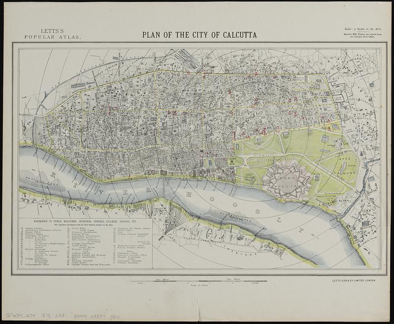 Plan of the city of Calcutta