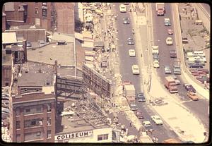 Blackstone Street from the Custom House Tower Boston