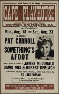 In person Pat Carroll in Something's Afoot