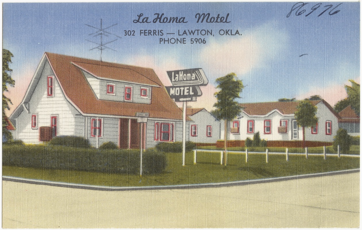 La Homa Motel, 302 Ferris -- Lawton, Okla., phone 5906