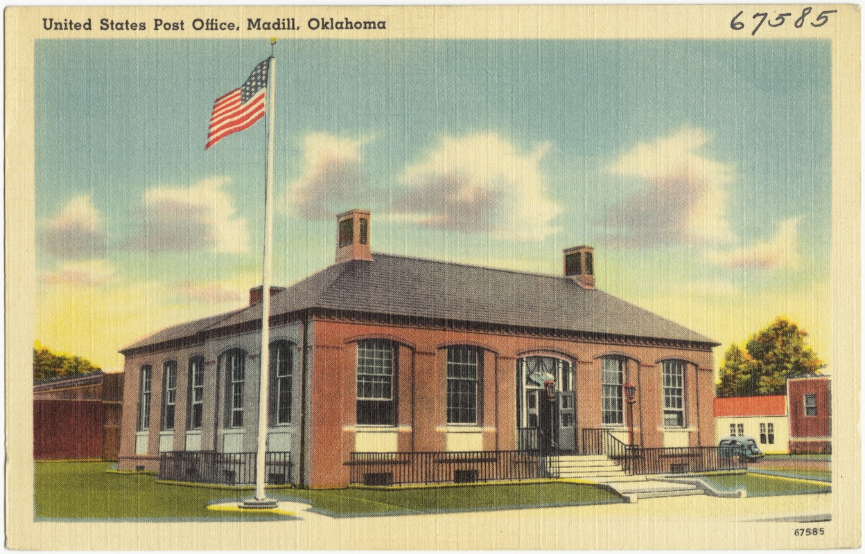 United States Post Office, Madill, Oklahoma Digital Commonwealth