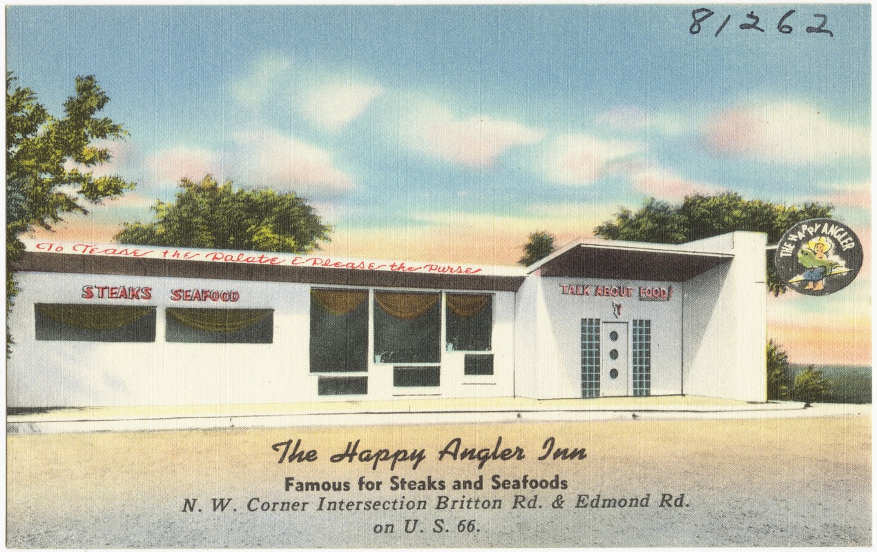 The Happy Angler Inn, famous for steak and seafoods