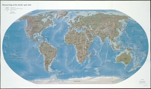 Physical map of the world, April 2001