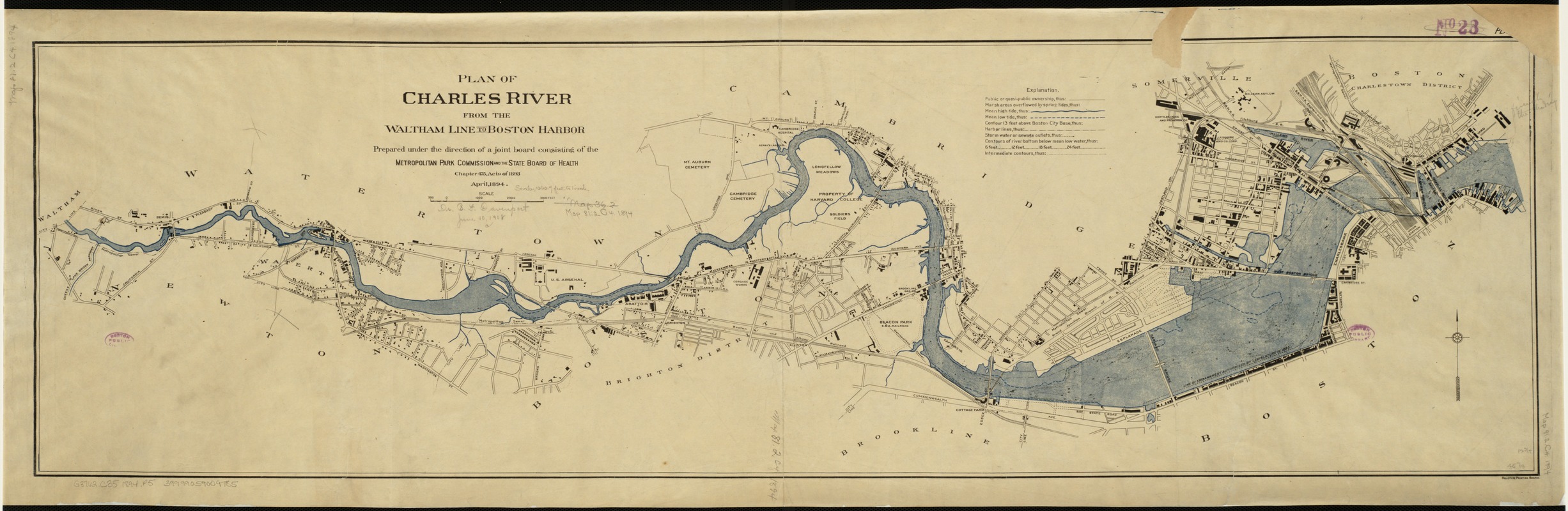 Plan of Charles River