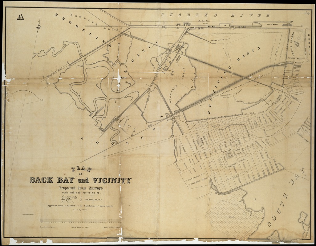Plan of Back Bay and vicinity