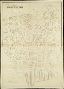 Plan of burnt district by fire of Nov. 9th and 10th, 1872