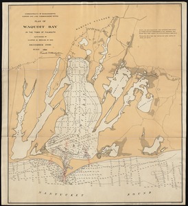 Plan of Waquoit Bay in the town of Falmouth