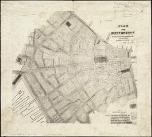 Plan of the burnt district